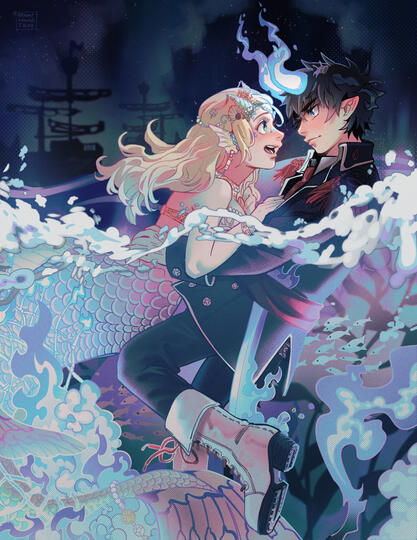 Rin &amp; Shiemi for Sunkissed Zine