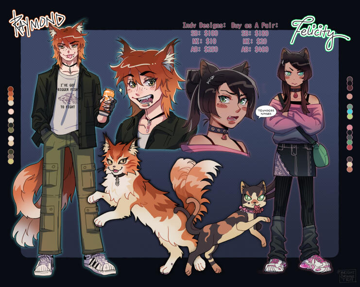 Cat Kemonomimi Adoptables