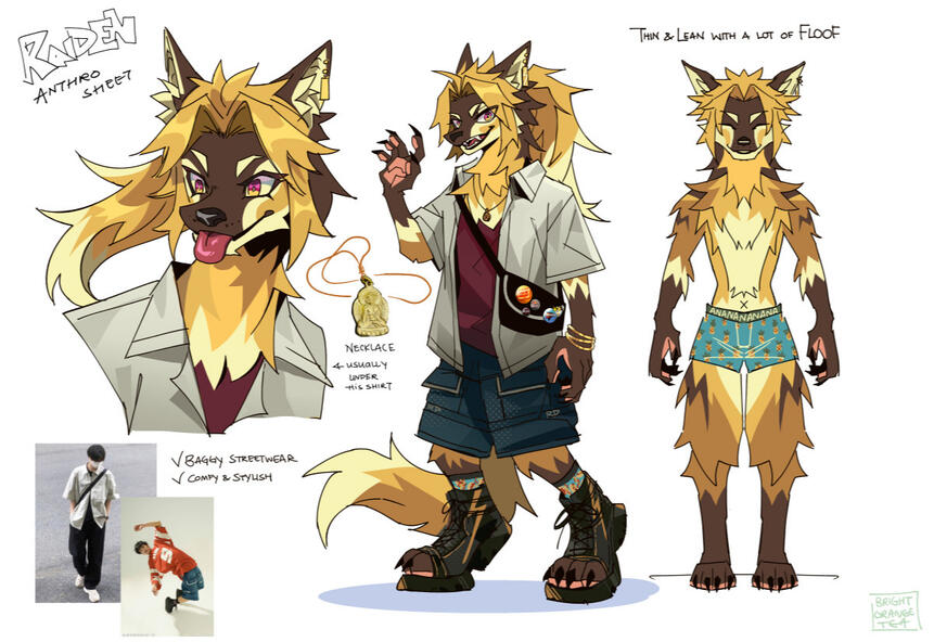 Raiden Anthro (original design by Grinu)